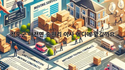 청도군 매전면 송원리 이사, 어디에 맡길까요?