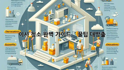 🏠 이사 청소 완벽 가이드: 💎 чек-лист & 꿀팁 대방출!
